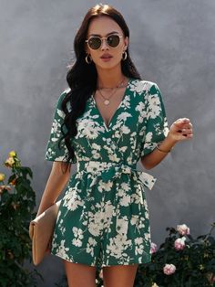 FREE SHIPPING ON ALL ORDERS OVER $50 | 100% SATISFACTION GUARANTEED Click "ADD TO CART" To Get Yours Now | Up To 60% OFF ✨ Add a pop of color to your wardrobe with our Front Allover Floral Print Belted Playsuits Wide Leg Pants Rompers from Arimonz. Made with a beautiful floral print and featuring a comfortable wide leg design, this romper is perfect for any occasion. Shop now and get these stylish rompers. Features: 📌 Very Stylish, and Fun Overalls! 📌 Made with comfortable fabrics 📌 Comes in Jumpsuit Shorts, Womens Jumpsuits Casual, Chiffon Jumpsuit, Chiffon Romper, Belted Romper, Chiffon Shorts, Casual Jumpsuit, Short Jumpsuit, Romper Pants