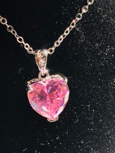 This necklace is stunning and sparkles in the sunlight Shopping Ads, Gothic Antique, Collar Rosa, Lepidolite Crystals, Lazy Egg, Tiaras Jewellery, Crystal Heart Necklace, Pretty Jewelry Necklaces, Victorian Wedding