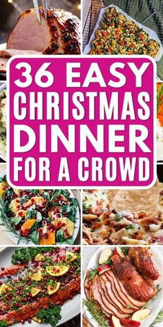 christmas dinner ideas for a crowd