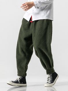 Oversized Sweatpants, Thick And Fit, Outdoor Pants, Mens Cargo, Hiking Pants, Black Trousers, Mens Joggers, Ankle Length Pants, Fleece Pants