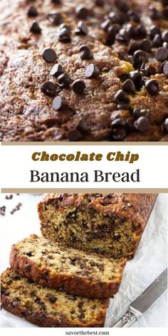 If there’s anything better than a loaf of homemade banana bread, you can rest assured you’ve found it: chocolate chip banana bread. Not only is this banana bread studded with a generous amount of chocolate chips, but it also has a lovely toffee-like flavor thanks to the brown sugar.