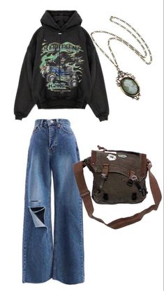 Look Grunge, Michael Afton, Wardrobe Tips, Outfits Chic, Tomboy Style Outfits, Nice Style, Swaggy Outfits