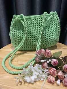 Light Green Colour Cotton Crochet Shoulder Bag or Hand Bag, Two in one, Hand Woven, Women's Bag, Thailand Handmade Size : Width 24 cm. / Height 18 cm.  Bag Shoulder Strap Length 70 cm.  Cross body Length 120 cm. Eco-friendly Green Handheld Shoulder Bag, Green Square Crochet Bag For Gift, Green Square Crochet Bag As Gift, Green Beach Bag With Mobile Phone Holder, Green Crochet Pouch Bag For Daily Use, Green Crochet Pouch Bag With Adjustable Strap, Green Shoulder Bag For Beach With Mobile Phone Pocket, Green Shoulder Bag With Mobile Phone Pocket For Beach, Green Shoulder Bag With Mobile Phone Holder For Beach