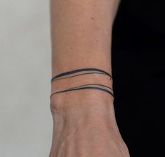 Minimal Lines Tattoo, Ankle Tattoos For Women Wrap Around Line, Minimalist Tattoo On Shoulder, Line Tattoo Wrist, Bracelet Tattoo Men, Bracelets Tattoo, Wristband Tattoo, Pinky Tattoo, Line Tattoo Arm