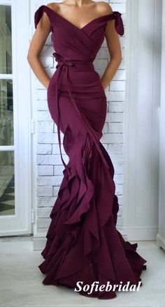 Sexy Jersey Mermaid Off Shoulder V-Neck Stretchy Long Formal Prom Dresses, PD0913 Description 1, Material: jersey 2, Color: it can be in custom color, please contact us and tell us style number, then we will send you more colors to choose. 3, Size: standard size or custom size, if dress is custom made, we need measurement as following, please leave custom measurement and information in the note of shopping cart. bust______ cm/inch waist______cm/inch hip:_______cm/inch shoulder to shoulder :_____ Formal Prom Dresses Long, Formal Prom Dresses, Afrikaanse Mode, Prom Dresses Online, فستان سهرة, Formal Dresses Prom, Neck Ruffle, Long Prom Dress