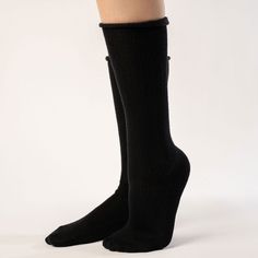 When you have to face the cold, there is nothing better than starting with functional Merino wool socks to keep you warm from the feet up. Knitted with thick 100% Merino wool yarns, these socks for women feature an array of benefits: they are moisture-wicking, skin-friendly, and durable. Unlike traditional wool, the fibers of Merino wool are smoother on their surface, for this reason, our socks do not irritate or itch. In addition, these are longer and thicker so you feel a dose of comfort with Merino Wool Socks, Merino Wool Yarn, Socks For Women, Black Socks, Linen Style, Wool Socks, Winter Activities, Knitting Women, Linen Clothes