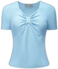 Light Blue Knit V-neck Top, Fitted Blue V-neck Knit Top, Blue Fitted V-neck Knit Top, Fitted Light Blue Knit Top For Spring, Fitted Light Blue V-neck Top, Light Blue Fitted V-neck Top, Fitted Blue Knit Top, Fitted Light Blue Knit Top, Light Blue Fitted Knit Top