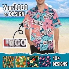 Our personalized Hawaiian beach shirts are fully customized for your needs. The all over print custom Hawaiian shirt makes you special and unique! You can print your face, photo, logo, pet, text or anything you want on Hawaiian shirt. These custom Hawaiian shirt is also the perfect choice for a fun gift idea for the whole family or group. WHAT YOU NEED TO DO: 1) Choose the size and style you want 3) Add to cart & checkout 4) Send us photos as clear as you can via Etsy Message or at soxystudio.im Customizable Cotton Sublimation Design For Summer, Customizable Short Sleeve Summer Shirt, Customizable White Sublimation Design For Summer, Customizable Multicolor Summer Tops, Customizable Multicolor Short Sleeve Shirt, Customizable Multicolor Casual Shirt, Vacation Matching Shirts, Hawaiian Beach, Hawaiian Beaches