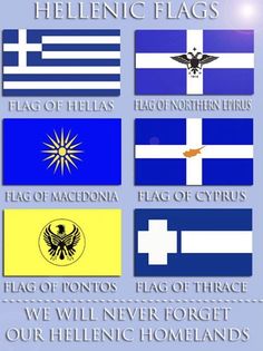 the flags of different countries are shown in this poster