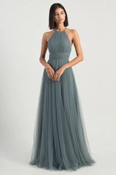 Helena by Jenny Yoo | Shop Online Now Sukienki Maksi, Spring Bridesmaid Dresses, Helena Dress, Jenny Yoo Bridesmaid, Bridesmaids Dress Inspiration, Halter Prom Dresses, Jenny Yoo, Blue Bridal, Bridal Party Dresses