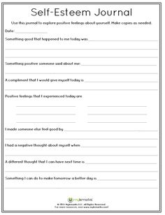 Self Esteem Journal, Social Work Activities, Boundaries Worksheet, Health Worksheets, Group Therapy Activities, Counseling Worksheets, Self Esteem Worksheets, Self Esteem Activities, Mental Health Activities