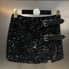 Size:S: Hips: 80cm, Length: 33cm, Waist: 64cmM: Hips: 84cm, Length: 34cm, Waist: 68cmL: Hips: 88cm, Length: 35cm, Waist: 72cmFabric Type: BlendedWaistline: Natural FactorsDecoration: Sequined&ltp&gtPattern Type: Gradient&lt/p&gt&ltbr/&gt&ltp&gtMaterial: Polyester&lt/p&gt&ltbr/&gt&ltp&gtElasticity: Slight Strech&lt/p&gt&ltbr/&gt&ltp&gtFit Type: Regulai Fit&lt/p&gt&ltbr/&gt&ltp&gtAge: 20-34&lt/p&gt&ltbr/&gt&ltp&gtDresses Length: Above Knee, Mini&lt/p&gt&ltbr/&gt&ltp&gtSilhouette: A-Line&lt/p&gt&lt Sequin Pencil Mini Skirt For Party, Party Pencil Mini Skirt, Trendy Black Mini Skirt For Party Season, Summer Party Skirt With Button Closure, Trendy Pencil Skirt For Party, Fall Party Skirt, Trendy High-waist Party Skirt, Trendy High Waist Party Skirt, Trendy Pencil Skirt Bottoms For Party