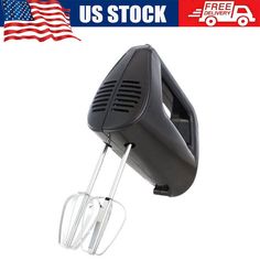 an image of a hand mixer with the usa flag in the background