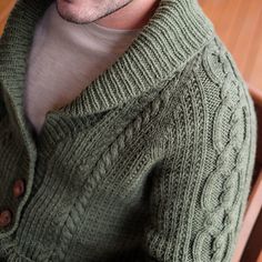 Kate Oates Karel Cardigan PDF at WEBS | Yarn.com Two Trees, Men's Sweaters, Cardigan Vest, Knitting Pattern, Knit Crochet, Knitting Patterns, Men Sweater, Turtle Neck, Trees