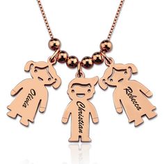 Engraved Kids Charm Necklace can be ordered with multiple personalized boy or girl charms according to your choice. And then you can engrave each kids charm with the name of the child it represents! Since you can get as many charms as you need, this children charm necklace makes an ideal gift for mothers, grandmothers and children alike! It is a perfect necklace for moms everywhere! Executive Gifts, Necklace For Mom, Mother Jewelry, Charms Necklace, Family Necklace, Jewelry Bracelets Silver, Gold Name Necklace, Mothers Necklace, 5 Kids