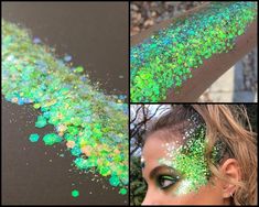 Hey, I found this really awesome Etsy listing at https://www.etsy.com/listing/1099891155/face-glitter-body-glitter-gel-rave Caroline Halloween, Cheer Themes, Rave Glitter, Class Treats, Glitter Roots, Sideline Cheer, Alien Makeup, Gel Makeup, Glitter Bar