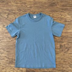 Nwot Zara Heavyweight Basic T Shirt. Model Picture Is To Show The Fit. Color Is A Light Blue Basic Blue Pre-shrunk T-shirt, Light Blue Pre-shrunk Cotton T-shirt, Blue Pre-shrunk T-shirt For Everyday, Light Blue Graphic Tee With Crew Neck, Light Blue Cotton Graphic Tee, Light Blue Graphic Tee With Relaxed Fit, Blue Cotton Short Sleeve T-shirt, Light Blue Short Sleeve T-shirt For Everyday, Everyday Light Blue Short Sleeve T-shirt