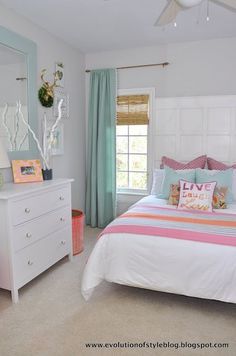 My Favorite Benjamin Moore Paint Colors - Balboa Mist Bedroom Kids Bedroom Designs, Dekorasi Kamar Tidur, Casa Vintage, One Room Challenge, Girl Bedroom Designs, Room Challenge, Girl Bedroom Decor, Big Girl Rooms