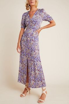 Rent Patrizia Maxi Dress from Nuuly. Pick 6 items for $98/month. Free shipping + returns. Semi Formal Dress, Embroidered Midi Dress, Puffed Sleeves, Printed Midi Dress, Dressy Casual, Floral Maxi, Floral Maxi Dress, Formal Dress, Floral Motif