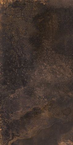 an abstract painting with brown and black colors