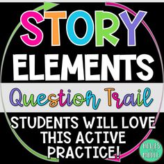 the story elements question trail for students will love this active practice book, which is also available