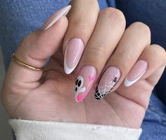 Pink Gel, Work Nails, Trendy Nail Design, Halloween Nail Designs, Halloween Nail, Chic Nails, Best Acrylic Nails, Cute Acrylic Nails, Fall Nails