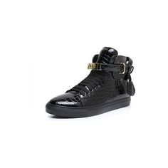 Shop at Crocodile Wear | Luxury CrocEmboss High Top Casual Sneakers Crocodile Texture, Black 13, Crocodile Pattern, City Streets, Casual Everyday, Solid Pattern, Mens Casual Shoes, Sneakers Black, Top Casual