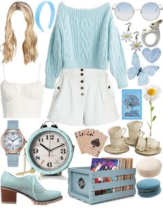 Disneybound Outfits Alice In Wonderland, Alice Wonderland Outfit, Alice In Wonderland Modern Outfit, Alice And Wonderland Party Outfit, Alice In Wonderland Inspired Outfits Aesthetic