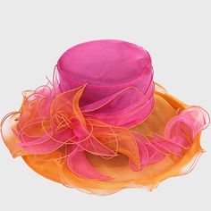 High quality Organza, 100%Polyester. Overly light and elegant, Super lightweight material will not make you feel heavy. One size fits 21-28 inch head circumference. Overly light and elegant, sweatband drawstring adjuster inside. Floral, feathers ,mesh etc and you can decorate it for yourself. Sun-Prevent: translucent material prevent your skin from the ultraviolet from sunshine while going out. Wide brim, Elegant and charming designed, Perfect for wear a fancy event, Kentucky Derby, church weddi Fitted Summer Hats, Elegant Spring Hats One Size, Elegant Spring Hats, Elegant Orange Adjustable Hat, Summer Wide Brim Nylon Hat, Elegant One Size Spring Hats, Elegant One Size Summer Hats, Elegant Summer Hat, Tea Hats