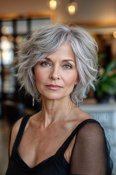 Transform your fine hair with these 20 short cuts, tailored for women over 50 seeking a significant, voluminous change. Aging Hair Color, Best Haircuts For Women, 2024 Hair Trends, Long Hair Highlights, Grey Hair Over 50, Haircuts For Women Over 50, Short Haircuts For Women, Short Hair Over 60, Hair Makeover