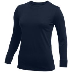 Go casual and comfortable in the Nike T-Shirt (Stock), a sportswear classic that goes with everything. Cotton fabric has a soft, comfortable feel. Ribbed neck and cuffs for optimal durability. Long sleeves are soft and help keep you warm during chilly games. Nike Tops With Ribbed Cuffs For Fall, Nike Cotton Tops For Winter, Navy Athleisure Top With Ribbed Cuffs, Nike Moisture-wicking Tops For Fall, Nike Basic Tops For Fall, Basic Nike Tops For Fall, Sporty Long Sleeve Plain Tops, Nike Long Sleeve Moisture-wicking T-shirt, Nike Stretch Winter Tops