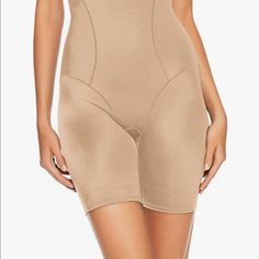 Brand New Without Tags! Never Used! Feel Confident And Comfortable In Any Outfit With This One-Piece High Waist Thigh Slimming Shape Wear. Color Is Nude. Women's Size L Features: - Tummy & Thigh Targeting Body Shaping - Ultra-Firm Control - Comfy, Smooth Fabric - Clothes Glad Over - No-Show, No Lines - Cool Comfort Fabric Materials: Body: 61% Nylon, 39% Spandex Gusset Lining" 100% Cotton Measurements: Waist: 12" Hip" 15" Length: 22" Style Tags: Control, Date Night, Wedding, Back Smoothing, Tummy Thigh Slimmer, Waist Shapewear, Shapewear Bodysuit, Hardware Tools, Form Fitting Dress, Under Dress, Women's Shapewear, Body Shapers, Keep Your Cool