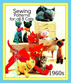 sewing patterns for all 8 cats