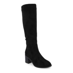 A stacked block heel adds a chic touch to these Journee Collection Tru Comfort Foam women's Romilly heeled knee high boots.WC = wide calf; XWC = extra wide calfClick this FOOTWEAR GUIDE to find the perfect fit and more! A stacked block heel adds a chic touch to these Journee Collection Tru Comfort Foam women's Romilly heeled knee high boots. WC = wide calf; XWC = extra wide calf Click this FOOTWEAR GUIDE to find the perfect fit and more! FEATURES Tru Comfort Foam footbed Stacked block heel Insid Wide Calf Platform Boots With Stacked Block Heel, Trendy Wide Calf Platform Boots With Block Heel, Wide Calf Winter Boots With Block Heel, Tall Fall Boots With Block Heel, Spring Knee-high Wide Calf Boots, Wide Calf Knee-high Boots For Spring, Spring Over-the-knee Heeled Boots, Wide Calf Knee-length Heeled Boots For Spring, Spring Wide Calf Knee-length Heeled Boots