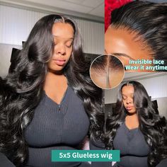 HD 250% Body Wave 40 42 Inch 5X5 4X4 Glueless Wigs Human Hair Ready To Wear Lace Front Transparent Invisible Lace, Remy Hair Wigs, Human Wigs, Lace Frontal Closure, Hair Wigs For Women, Remy Human Hair Wigs, Frontal Hairstyles, Wigs Hair, Brazilian Body Wave