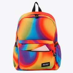 Available in a variety of bold graphic prints, this classic backpack offers style and storage for the daily commute to school or occasional day trips around town. The J World Oz backpack is made from durable HP Duraceltex and polyester fabrics and features a back cushion and ergonomic S-shaped shoulder straps for all day carrying comfort. This backpack has a roomy main compartment to hold books, folders, or extra layers and a front zippered pocket to hold your cell phone, pens, keys, school supp Multicolor Standard Backpack For Study, Multicolor Casual Backpack For Study, Casual Multicolor Backpack For Study, Casual Multicolor Study Backpack, Multicolor Softback Backpack For Students, Daily Backpack, Classic Backpack, Water Resistant Fabric, Laptop Pocket