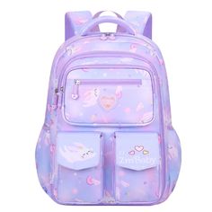 UAKISS - 4 Color Teenage Boys Girls Primary Children School Bags for Nylon Waterproof Kids School Backpacks Boy Child Book Bag Grade 1-6 Fun Blue School Bag, Blue Themed School Bags, Nylon Bags For Students, Back To School, School Bags For Kids Boys, Blue School Bag With Anti-theft Pocket, School Backpack Boys, Kids School Backpack, Boys Backpacks, Bag Boys