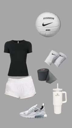 Volleyball Training Outfits, Volleyball Outfits Practice Clothes, Volleyball Aesthetic Outfits, Volleyball Outfits Practice, Volleyball Practice Outfits, Athlete Outfits, Volleyball Fits, Cute Volleyball Outfits, Volleyball Aesthetic