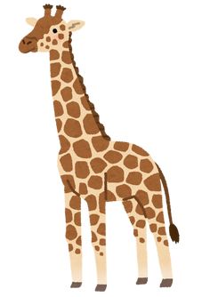 a drawing of a giraffe standing up