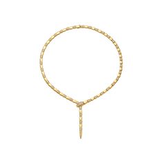 Serpenti Viper Necklace Yellow Gold 361654 | Necklaces | Bvlgari Official Store Bvlgari Jewelry Gold, Serpenti Viper Necklace, Earrings Bvlgari, Bvlgari Earrings, Serpentine Necklace, Bvlgari Necklace