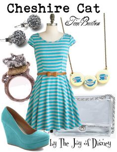 a dress and shoes are featured on the website for disney's alice in wonderland