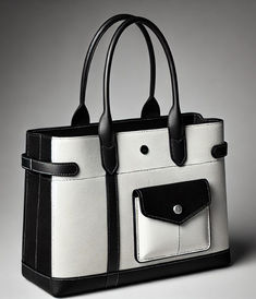 Womens Work Bag, White Leather Purse, Trendy Purses, Luxury Bags Collection, Diy Clothes And Shoes