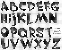 cross stitch alphabets with numbers and letters in the style of pixel art, black and white