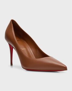 Louboutin Kate, Feminine Shoes, Christian Louboutin Kate, Cinderella Shoes, Red Louboutin, Black Suede Pumps, Blue Pumps, Christian Louboutin Women, Satin Pumps