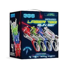 (eBay) Laser Gun Toy Has Tons Of Useful Features and Great Sound and 4 Color of Lights Blue, Red, Green, White, Which It Can Be Played 4 Teams together. Manufacturer model:6032. Cool Toys For Boys, Best Gifts For Boys, Toy Tools, Boy Toys, Boys Toys, Laser Tag, Wind-up Toys, Get Shot, Superhero Birthday