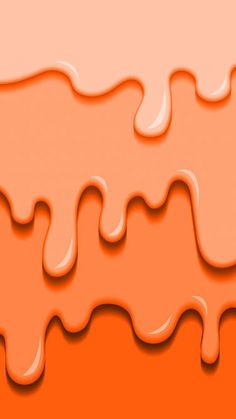 an orange background with some liquid flowing down it