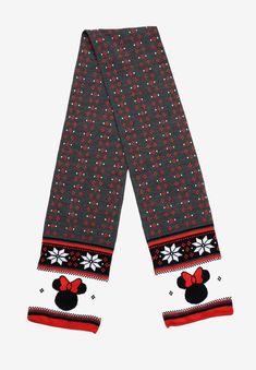 <div>Make a fashion statement for the winter with this stylish scarf inspired by Minnie Mouse.FABRIC: AcrylicScarf features a Fair Isle print and a Minnie Mouse</div> Minnie Mouse Icon, Disney Scarf, Minnie Mouse Fabric, Gifts For Disney Lovers, Mouse Icon, Scarf Knit, Stylish Scarves, Mouse Print, Winter Set