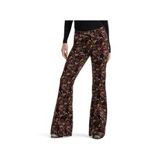 Step out in style and confidence with these bold Women's Wrangler Fierce Flare Corduroy Pants.Click on this WOMEN'S GUIDE to find the perfect fit and more! Step out in style and confidence with these bold Women's Wrangler Fierce Flare Corduroy Pants.Click on this WOMEN'S GUIDE to find the perfect fit and more! FEATURES Button & zipper closure 5-pocket design Unlined Straight hemFIT & SIZING 32-in inseam 23-in leg opening High rise sits below the natural waistline Fitted through the hip and thigh Flare Corduroy Pants, Bottom Clothes, Corduroy Pants, Pocket Design, Plus Size Tops, Jacket Tops, Bottoms Pants, Outerwear Jackets, Black Floral