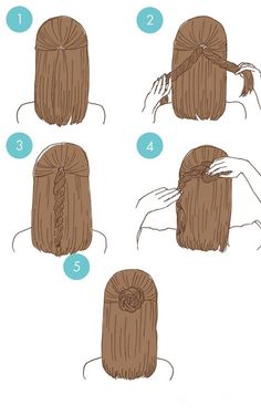 1910 Hairstyles, Sweet Hairstyles, Membentuk Alis, Beehive Hair, School Hair, Easy Hairstyle, Peinados Fáciles Para Cabello Corto, Pinterest Hair