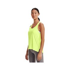 Stay active and comfortable in the Under Armour UA Knockout Tank Top for Ladies. 4-way stretch maximizes movement, so you can complete any sport or training with total confidence. Breathable 90% polyester/10% elastane material wicks away sweat and dries fast, allowing you to stay comfortable when the activity level heats up. Anti-odor technology keeps you feeling fresh, even after a workout. Also features T-back straps and a dropped, shaped hem. The Under Armour UA Knockout Tank Top for women is Racerback Activewear With Light Support For Running, Sporty Medium Support Activewear For Running, Light Support Athleisure Activewear For Running, Medium Support Racerback Activewear For Running, Athleisure Activewear For Running With Light Support, Mesh Back Sportswear For Training, Breathable Mesh Activewear With Medium Support For Running, Sportswear Activewear With Mesh Back For Training, Sporty Activewear With Mesh Back And Athletic Fit